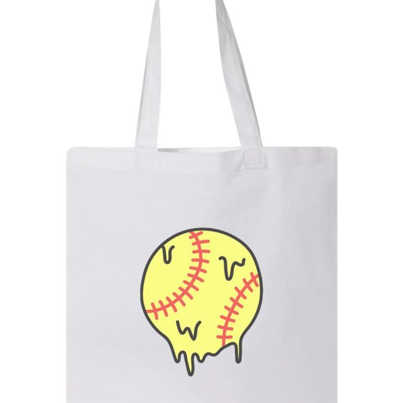 AESTHETIC YELOW SOFTBALL LOVER DRIPPING DESIGN - Picture 1 of 1